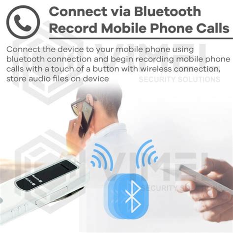 Wireless Bluetooth Voice Recorder For Mobile Phones