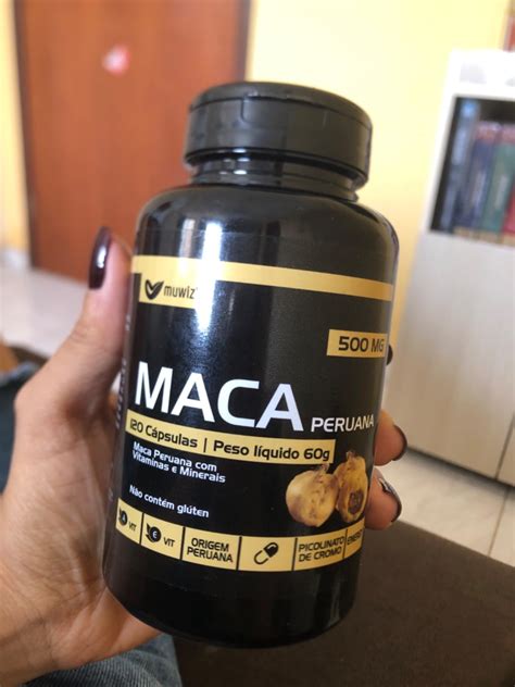 Maca Peruana Vitaminas C Psulas Mg Muwiz Amazon Br