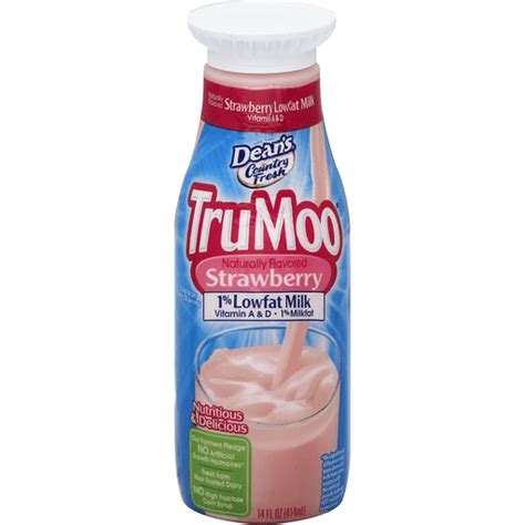 Trumoo Milk Lowfat Strawberry Milkfat Milk Priceless Foods