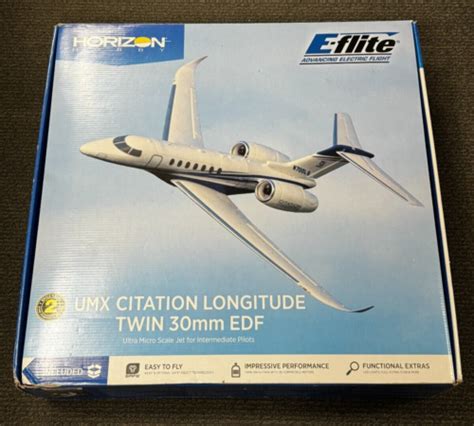 Eflite E Flite Citation Longitude Twin Mm Edf Electric Ducted Fan Rc