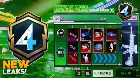 A4 ROYAL PASS LEAKS 1 TO 100 RP REWARDS PUBG MOBILE A4 ROYAL PASS