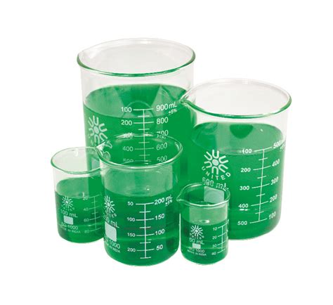 Glass Beaker Set Borosilicate United Scientific Supplies Beakers