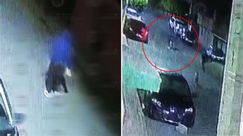 Víctima grita y persigue a delincuente en calles de Puebla VIDEO