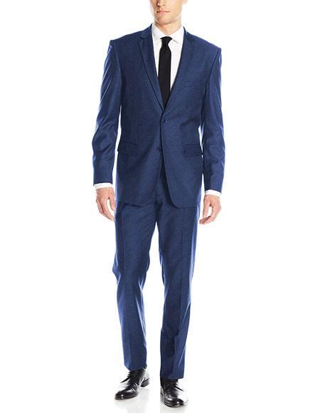 2 Button Royal Blue Classic Prom Suit Free Shipping Usa