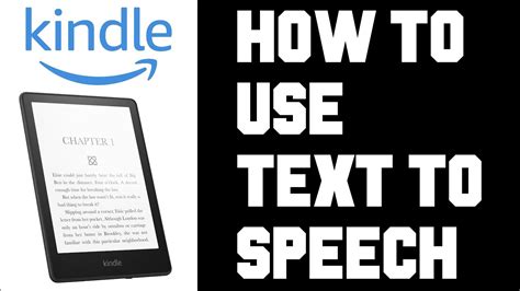 Kindle Paperwhite Text To Speech How To Setup Text To Speech