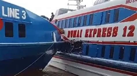 Tabrakan Dumai Line 3 Versus MV Dumai Express 12 Nahkoda Kapal Diperiksa