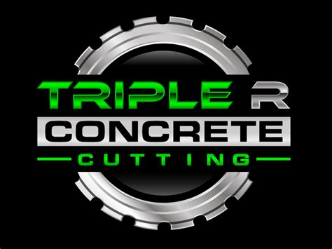 Triple R Concrete Cutting Logo Design