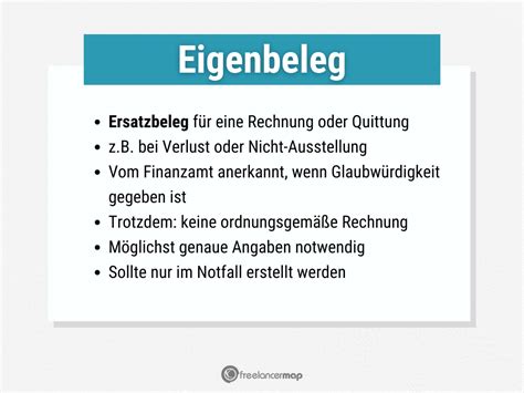 Eigenbeleg Kostenlose Vorlage Alle Wichtigen Infos