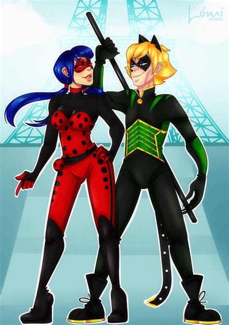 Miraculous Team Older Ladybug And Chat Noir By Sonicpossible00 On Deviantart