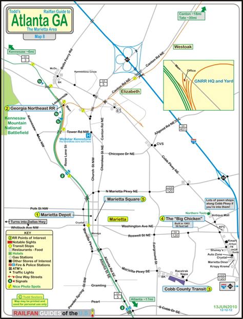 Marietta GA -and the GNRR - Atlanta GA Railfan Guide RSUS