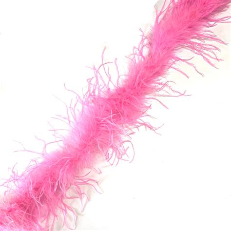 Ostrich And Marabou Feather Boa Hot Pink Au