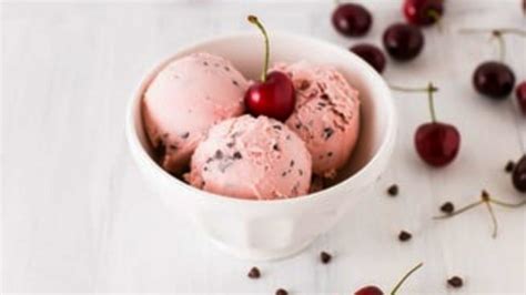 Receta De Helado De Cerezas Con Pl Tano