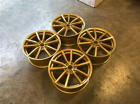 19″ Vw Golf R Pretoria Style Wheels Bbs Gold Cmwheels