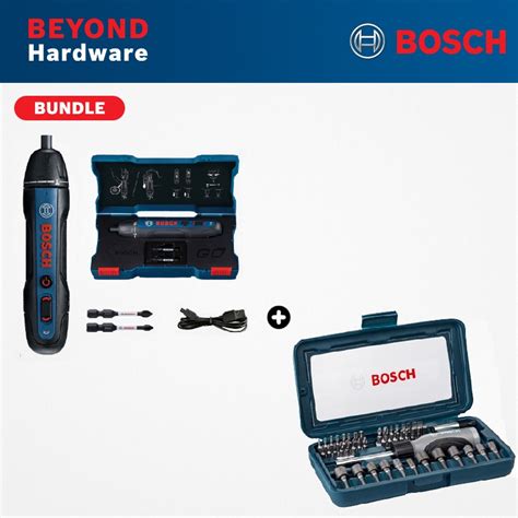 Bosch Bundle Go Solo Smart Screwdriver Bosch Screwdriver Set Hand