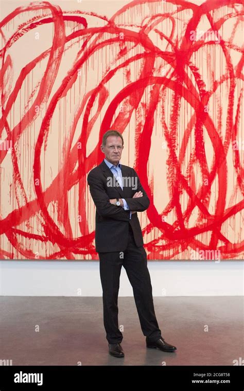 Director Of The Tate Sir Nicholas Serota In Front Of Untitled Bacchus