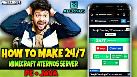 How To Make 24 7 Minecraft Server In Aternos Risk For Aternos Account