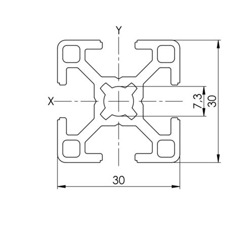 Profil Aluminiowy X Slot Neosysteme Systemowe Profile Aluminiowe