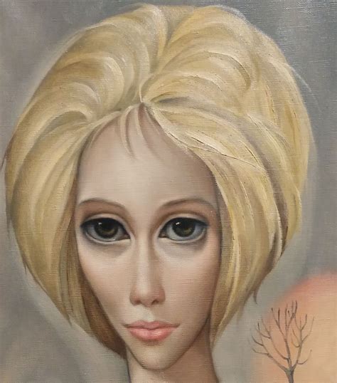 Original Big Eyes Art By Margaret Keane At The Houston Fine Art Fair On Exhibit And For Sale