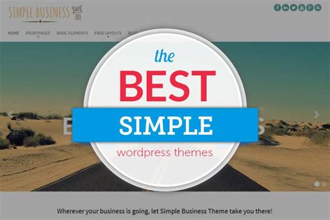 62+ Simple WordPress Themes For The Modern Business