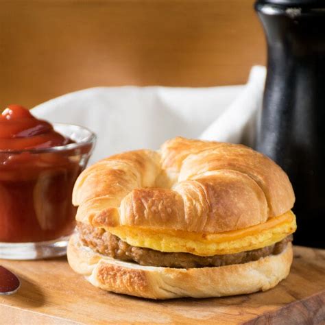 Jimmy Dean Oz Sausage Egg And Cheese Breakfast Croissant Case