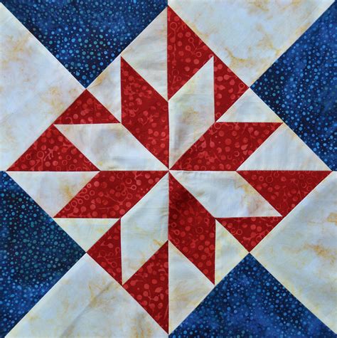 Point Star Quilt Block Pattern