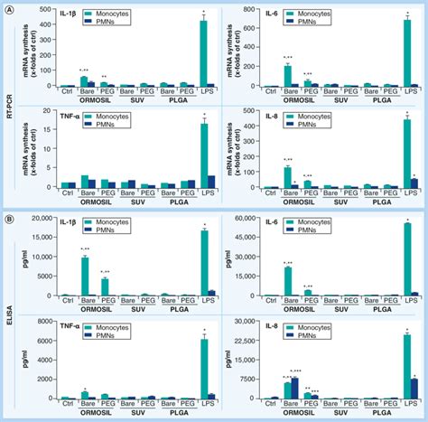 MRNA Expression And Protein Production Of IL 1b IL 6 IL 8 And TNF A