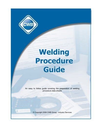 Welding Procedure Guide CWB Group