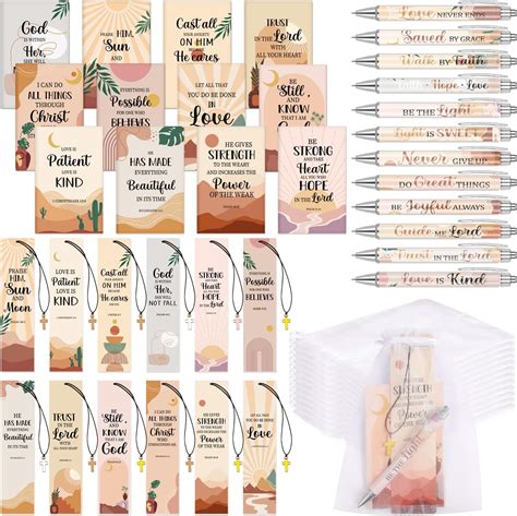 Amazon Yeaqee Pcs Bible Gifts Set Include Bible Verses