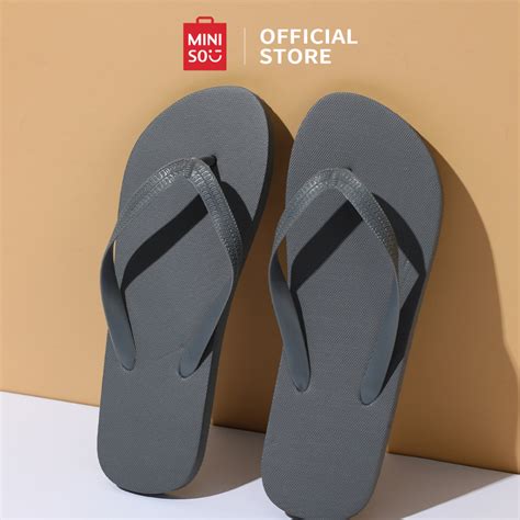 Jual MINISO Flip Flops Sandal Jepit Pria Dan Wanita Sangat Lembut