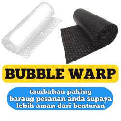 Jual BUBBLE WRAP GMP ECERAN MURAH 30CM X 10M Hitam Kab Bekasi