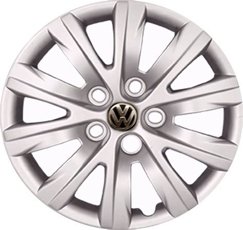 Calota Polo Hatch Sedan Aro 15 De 05 Furos Emblema Vw Metal R 35 00