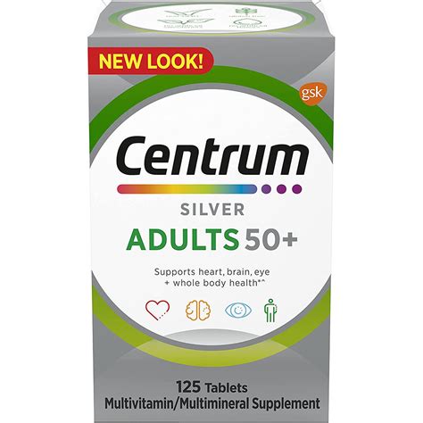 Centrum Silver Multivitaminico Para Adultos 50 Vita Smart Gt