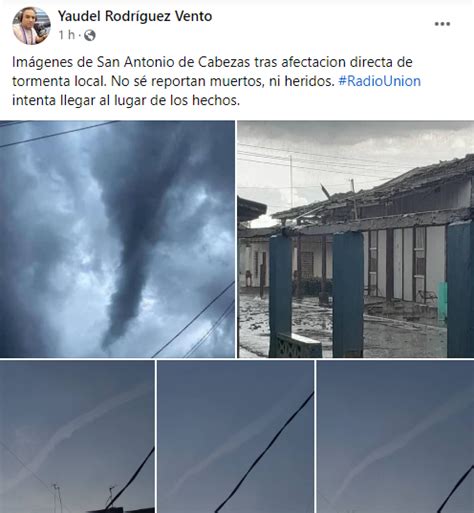 Tornado Azota Poblado De Matanzas Y Deja Afectaciones En Viviendas