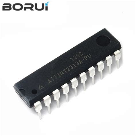 ATTINY2313A PU ATTINY2313 DIP20 MCU 8 Bit ATtiny AVR RISC 2KB Fla 2 5V