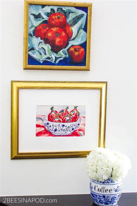 Transform Greeting Cards Into Wall Art Thrifty Style Team 2 Bees In