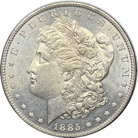 1885 Us Silver Morgan Dollar Proof Like Brilliant Uncirculated