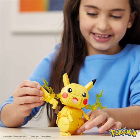 Pokémon Construye y muestra Pikachu de Mattel Juguetería 095