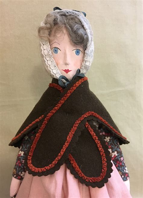 19th C Style Woolen Mantle For Your Doll Etsy