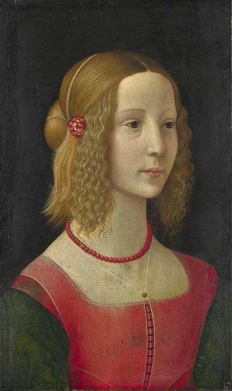 Portrait Of A Girl About Workshop Of Domenico