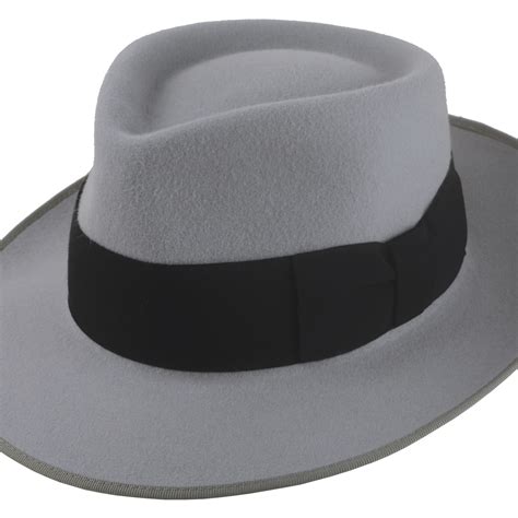 1940s Mens Grey Fedora The Julep Agnoulita Hats