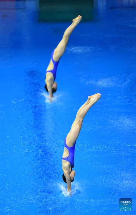 Chen Yuxi Quan Hongchan Win Womens 10m Synchronized Gold At Fina