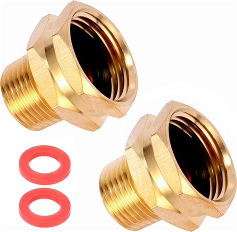 Amazon Brass Garden Hose Adapter 3 4 GHT Female X 1 2 NPT Male