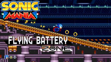 Flying Battery Zone Act Sonic Mania Music Mashup Youtube