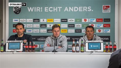 29 Spieltag SVS SGD Pressekonferenz Nach Dem Spiel YouTube