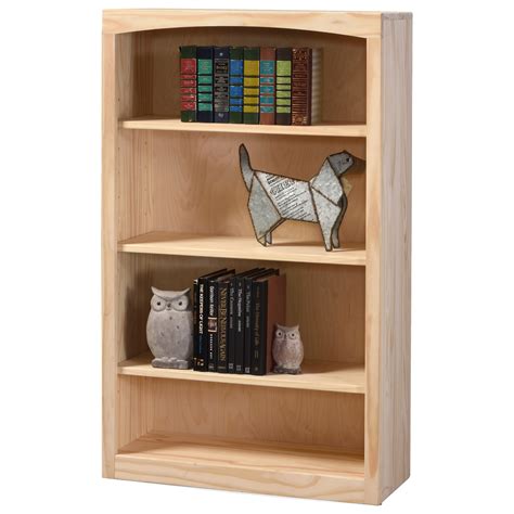 Archbold Furniture Pine Bookcases Tall Pine Bookcase With Shelves