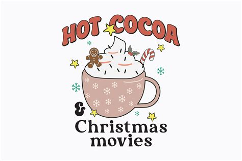 Christmas Hot Cocoa And Retro Svg Graphic By Svg Box Creative Fabrica