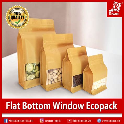 Flatbottom Window Ecopack Reborn Toko Kemasan Kita