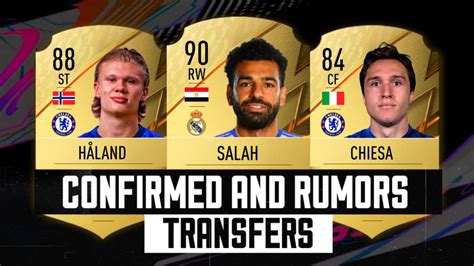 FIFA 21 CONFIRMED AND RUMORS TRANSFERS SUMMER 2021 FT SALAH CHIESA