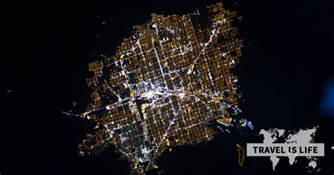 What does Las Vegas, Nevada look like from outer space?