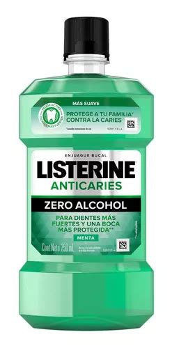 Enjuague Bucal Listerine Anticaries Zero Alcohol X Ml Mercadolibre